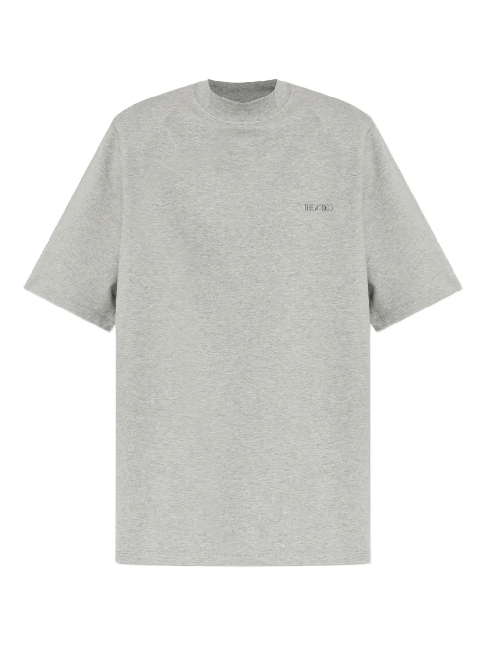 THE ATTICO T-SHIRT MELANGE GREY