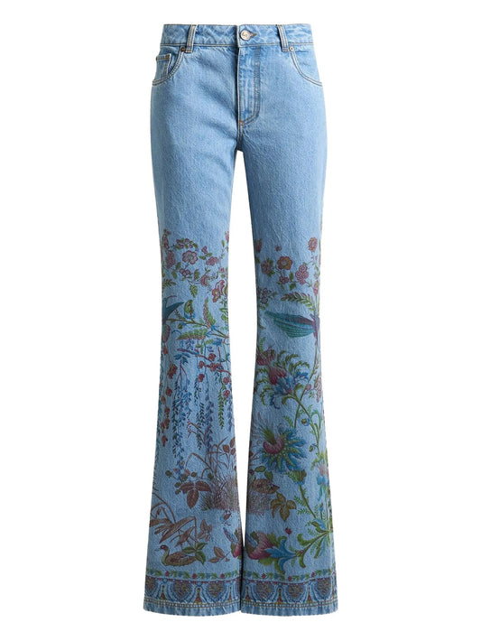 ETRO JEANS FANTASIA AZZURRO