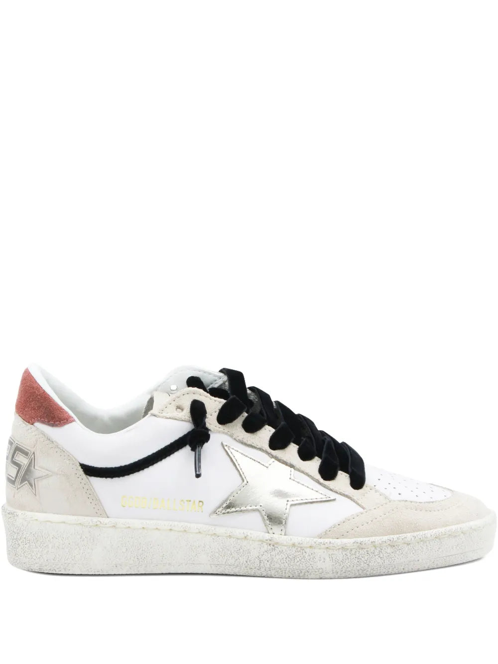 GOLDEN GOOSE SNEAKER BALLSTAR WHITE RED