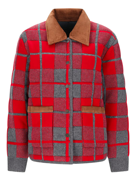 GUEST IN RESIDECE GIACCA PLAID RED