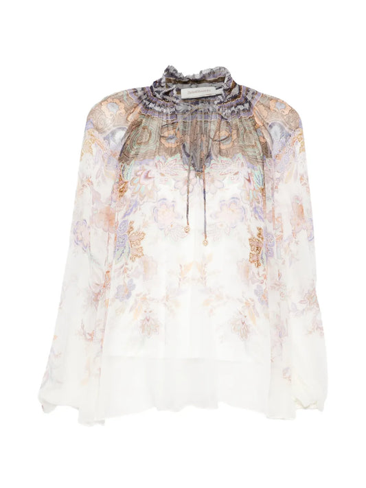 ZIMMERMANN CAMICIA LUNA PAISLEY