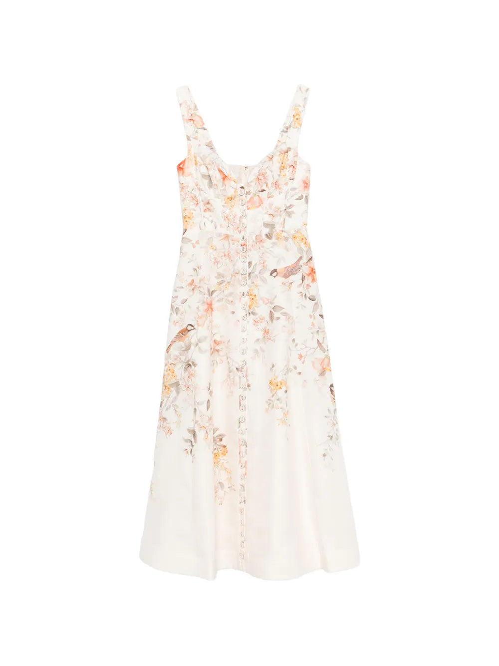ZIMMERMANN ABITO LUNA FIORI CREAM