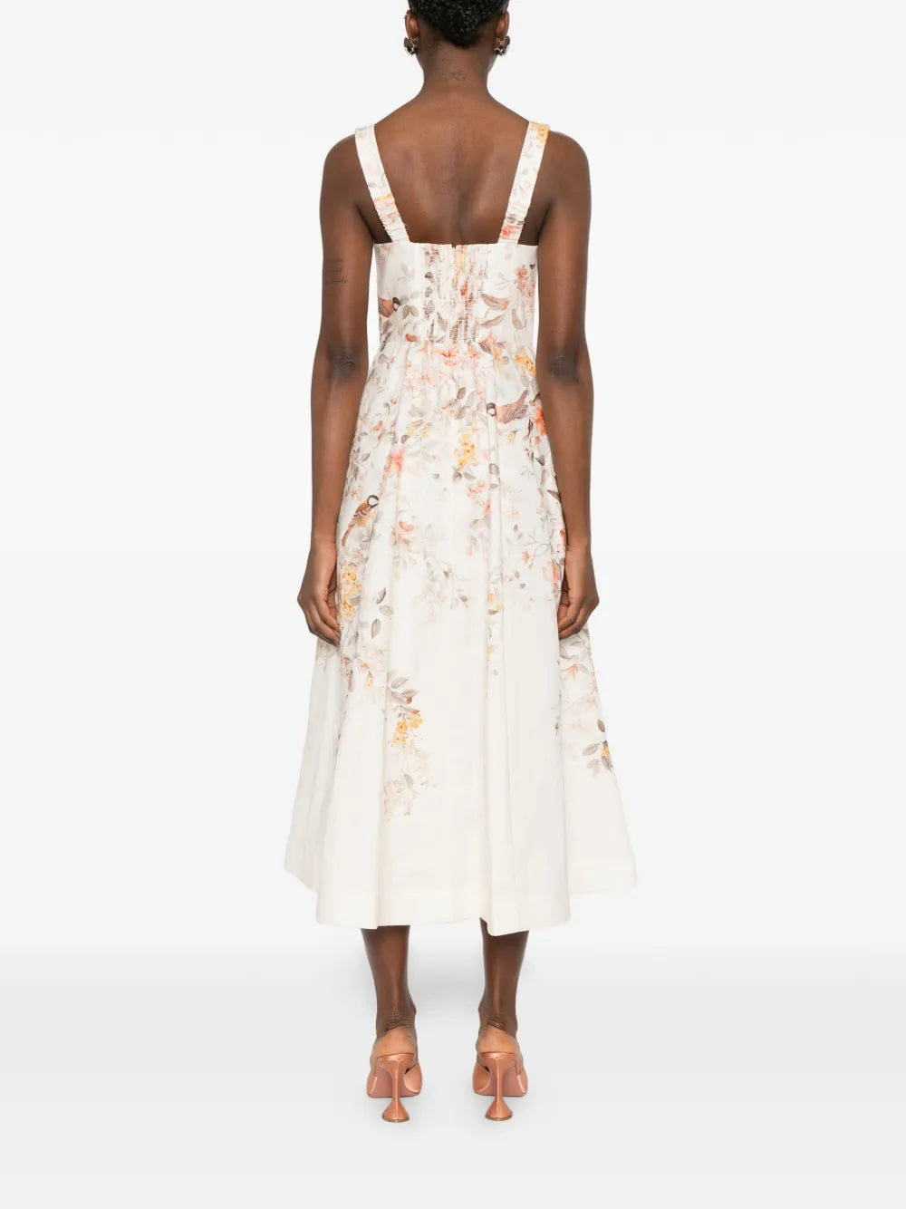 ZIMMERMANN ABITO LUNA FIORI CREAM