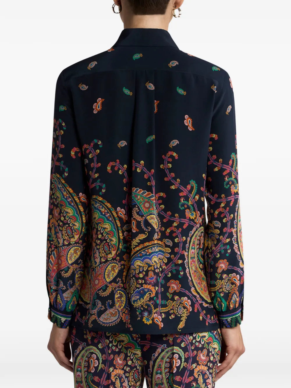 ETRO CAMICIA PAISLEY BLU