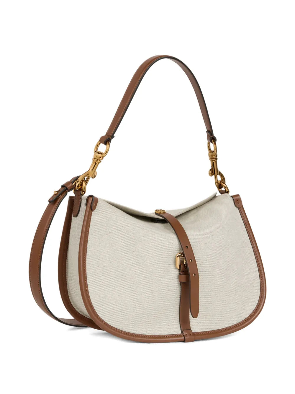 ETRO BORSA CROSSBODY PONY MEDIA CANVAS BRUCIATO