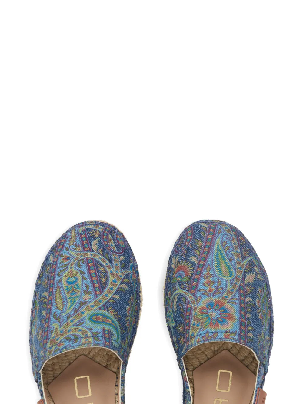 ETRO SCARPE ESPADRILLAS DENIM PAISLEY