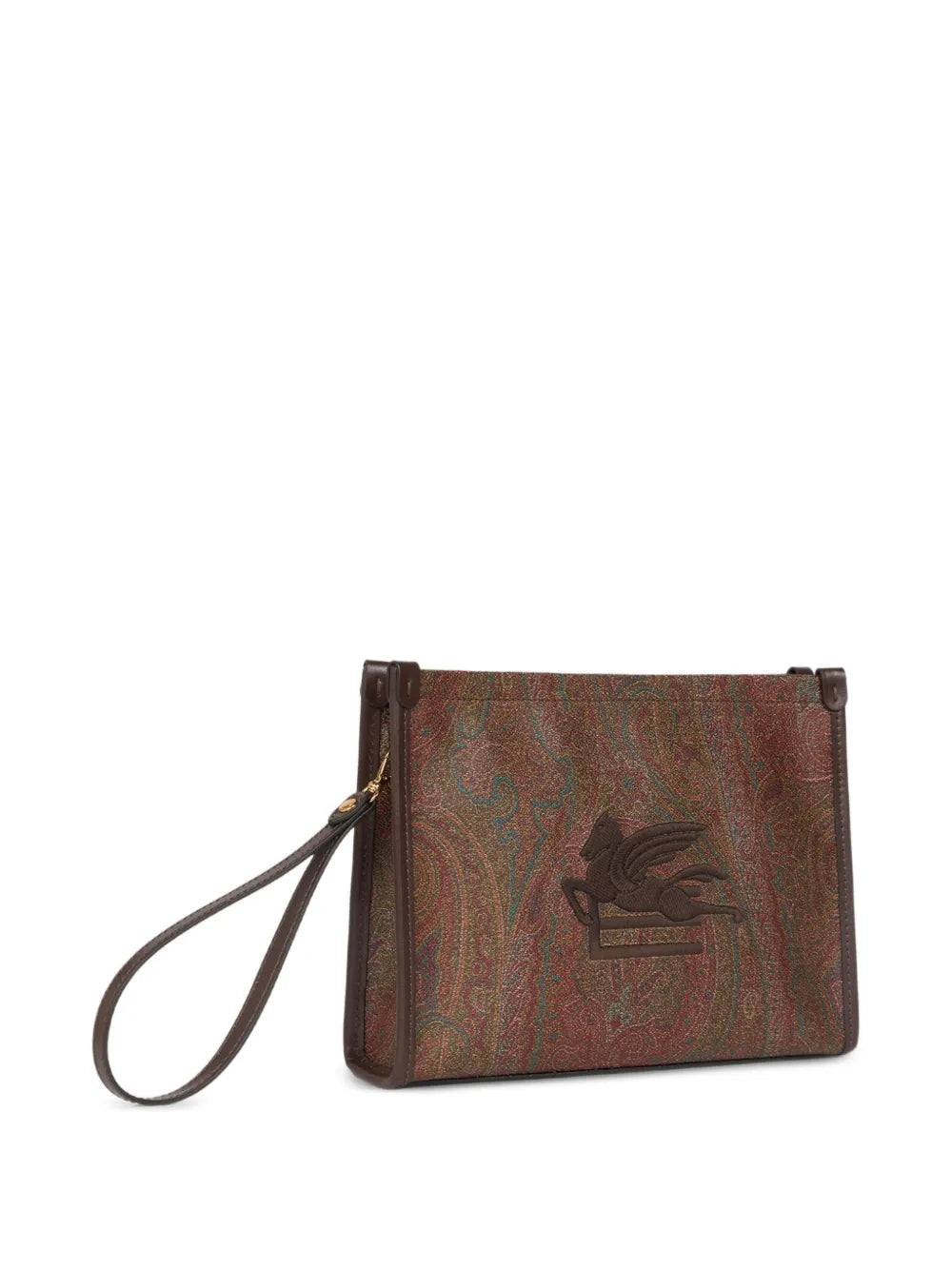 ETRO BORSA POUCH SLG M ARNICA  BROWN