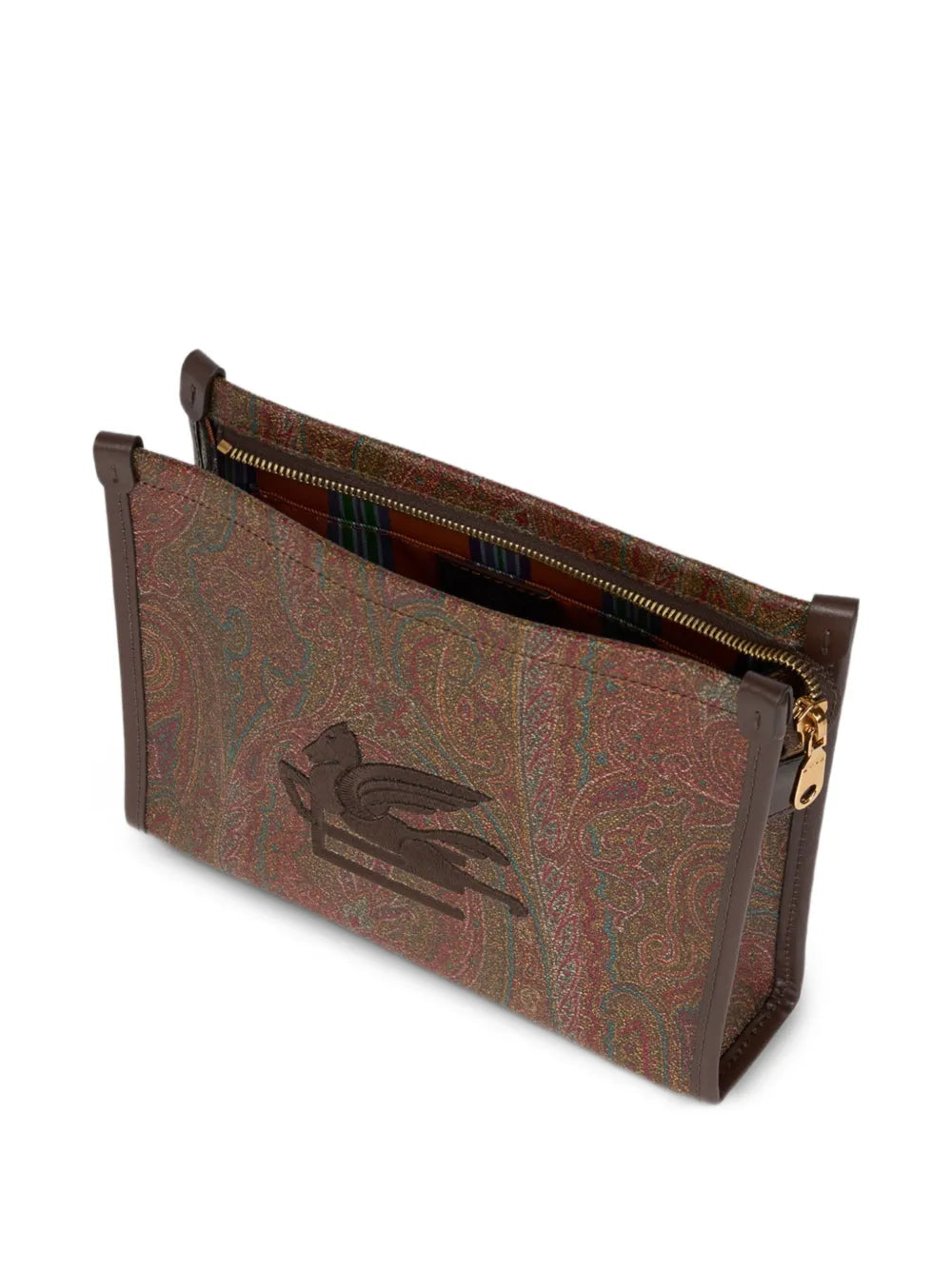 ETRO BORSA POUCH SLG M ARNICA  BROWN