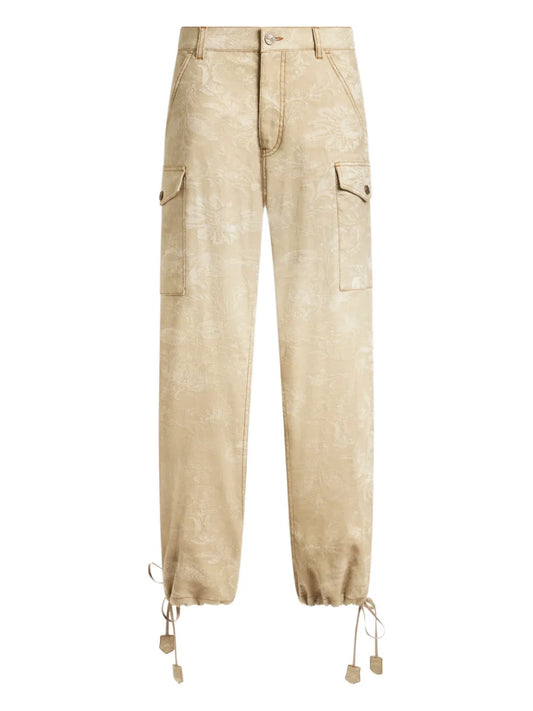 ETRO PANTALONI CARGO JACQUARD