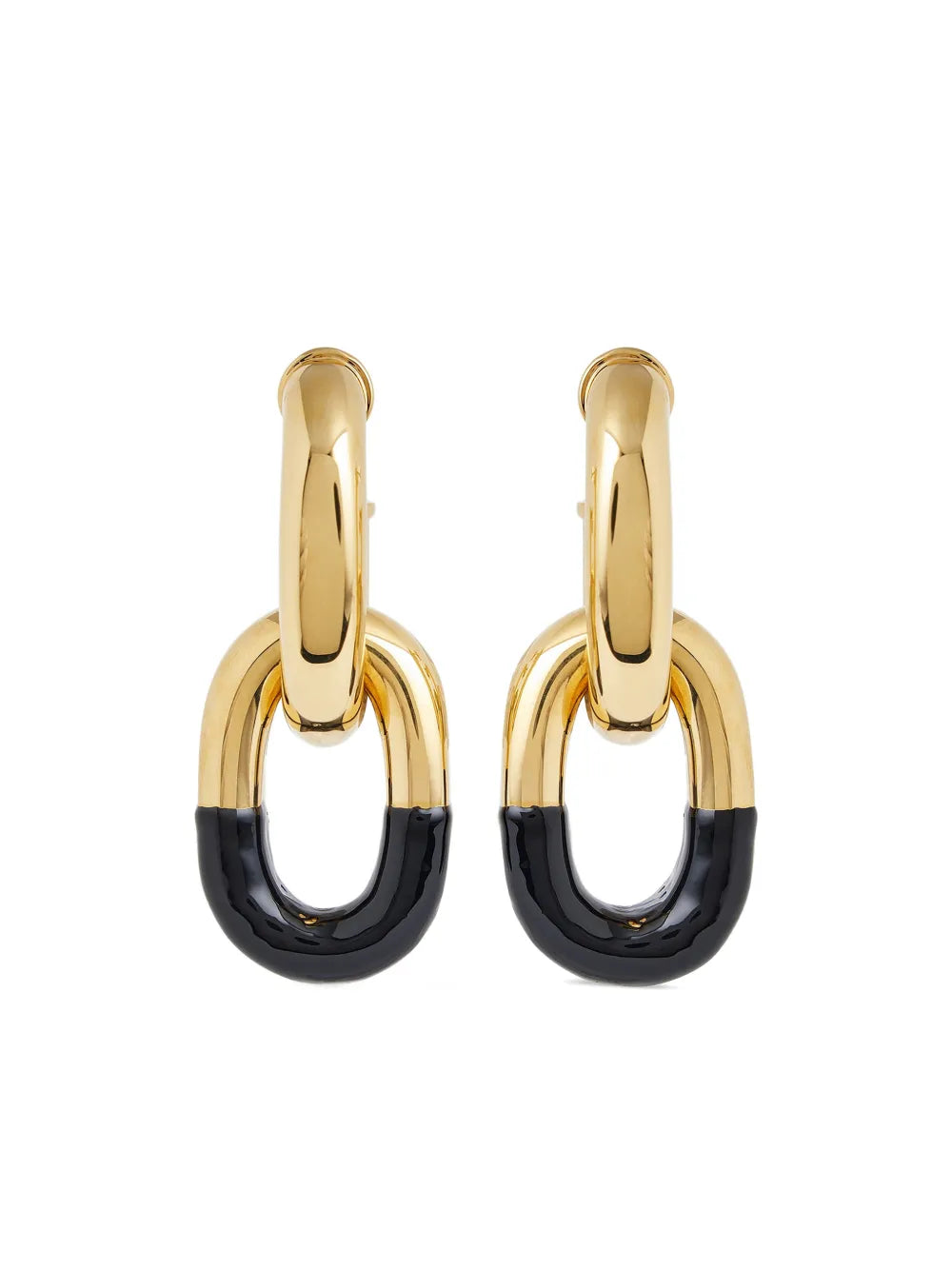 RABANNE ORECCHINI ANELLI BLACK GOLD