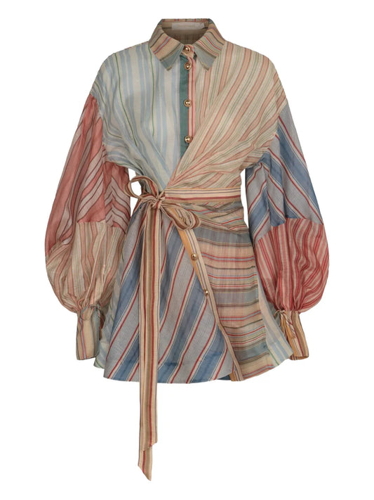 ZIMMERMANN ABITO MINI  REBELLION MULTICOLOR