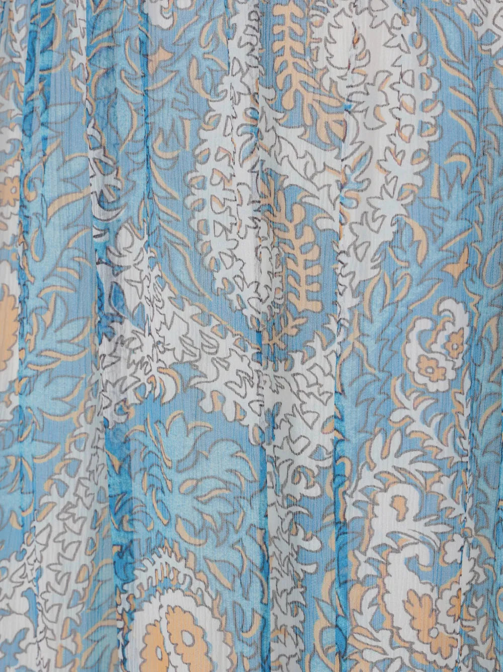 ETRO GONNA PAISLEY AZZURRO