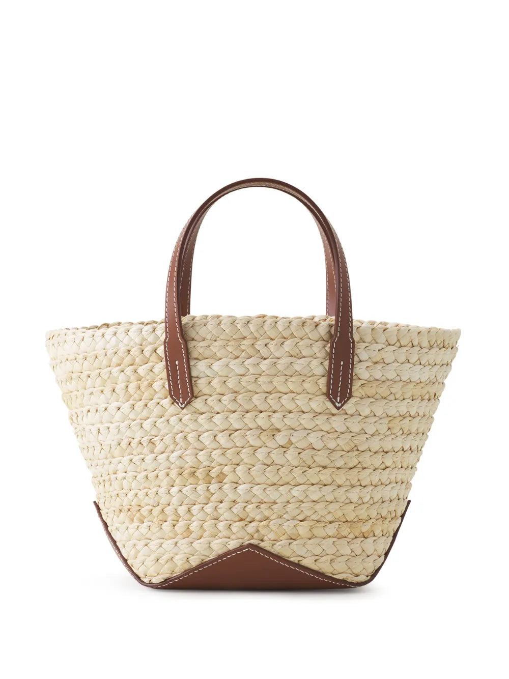 LANVIN BORSA TOTE ECRU COGNAC
