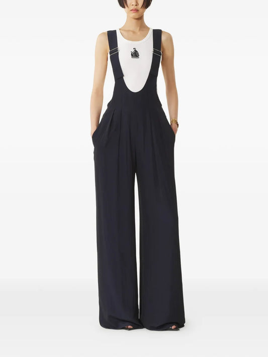 LANVIN TUTA SALOPETTE NAVY BLUE