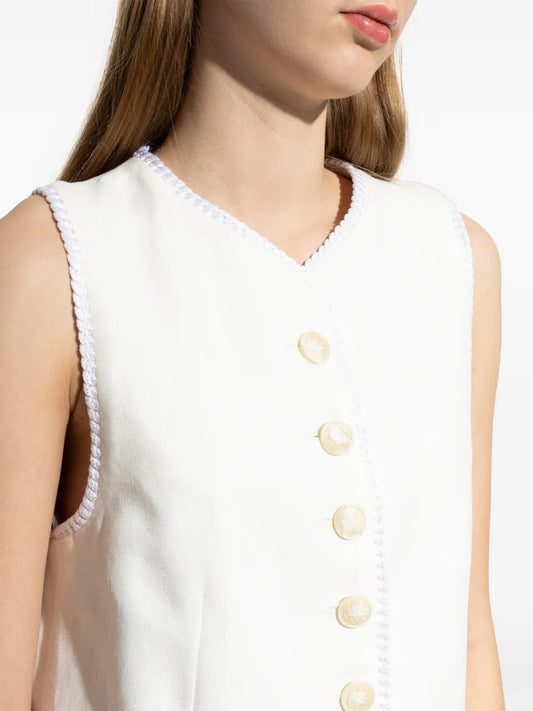 ETRO GILET BIANCO