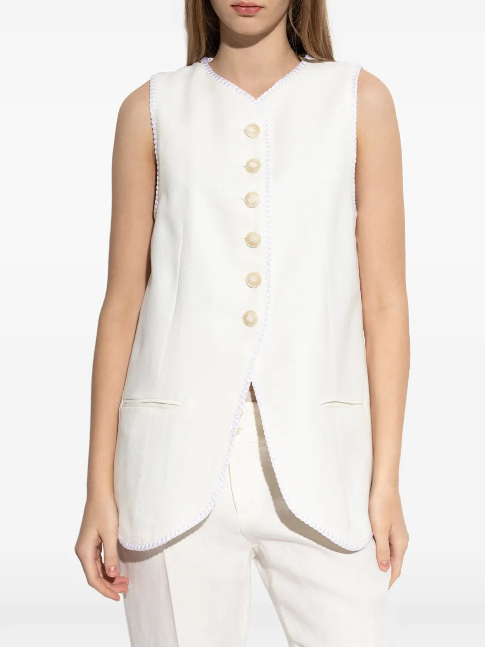 ETRO GILET BIANCO