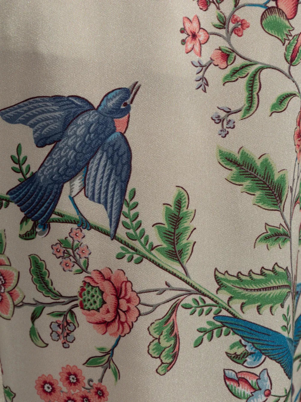 ETRO PANTALONI FIORI BIANCO