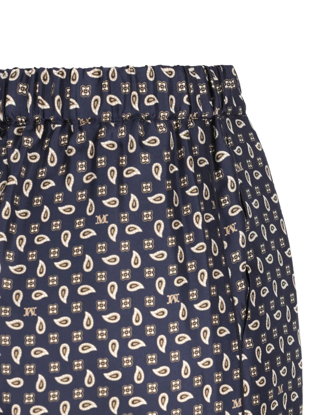 MAX MARA PANTALONE VISCHIO BLU