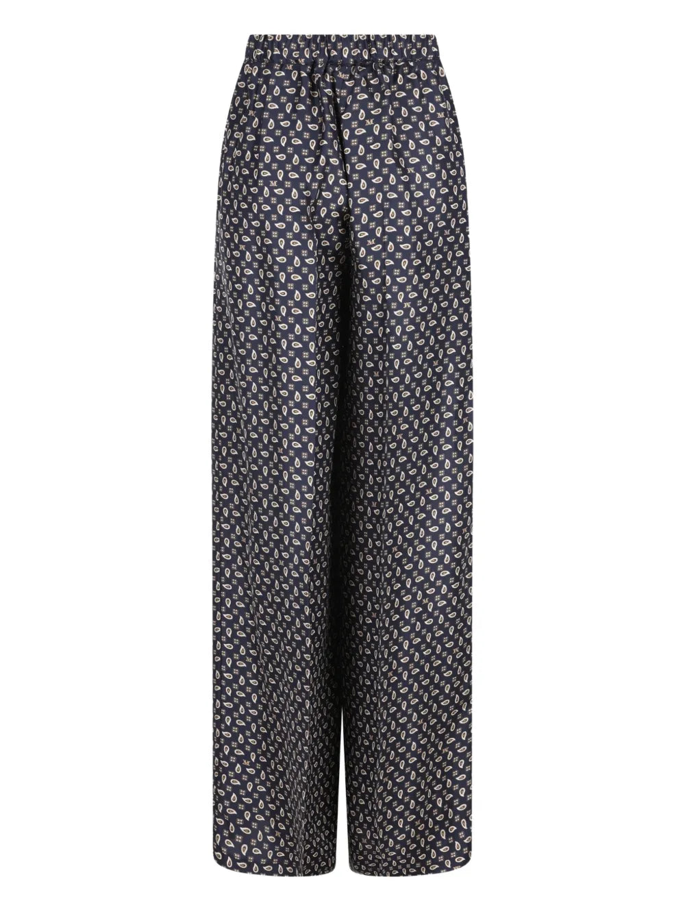 MAX MARA PANTALONE VISCHIO BLU