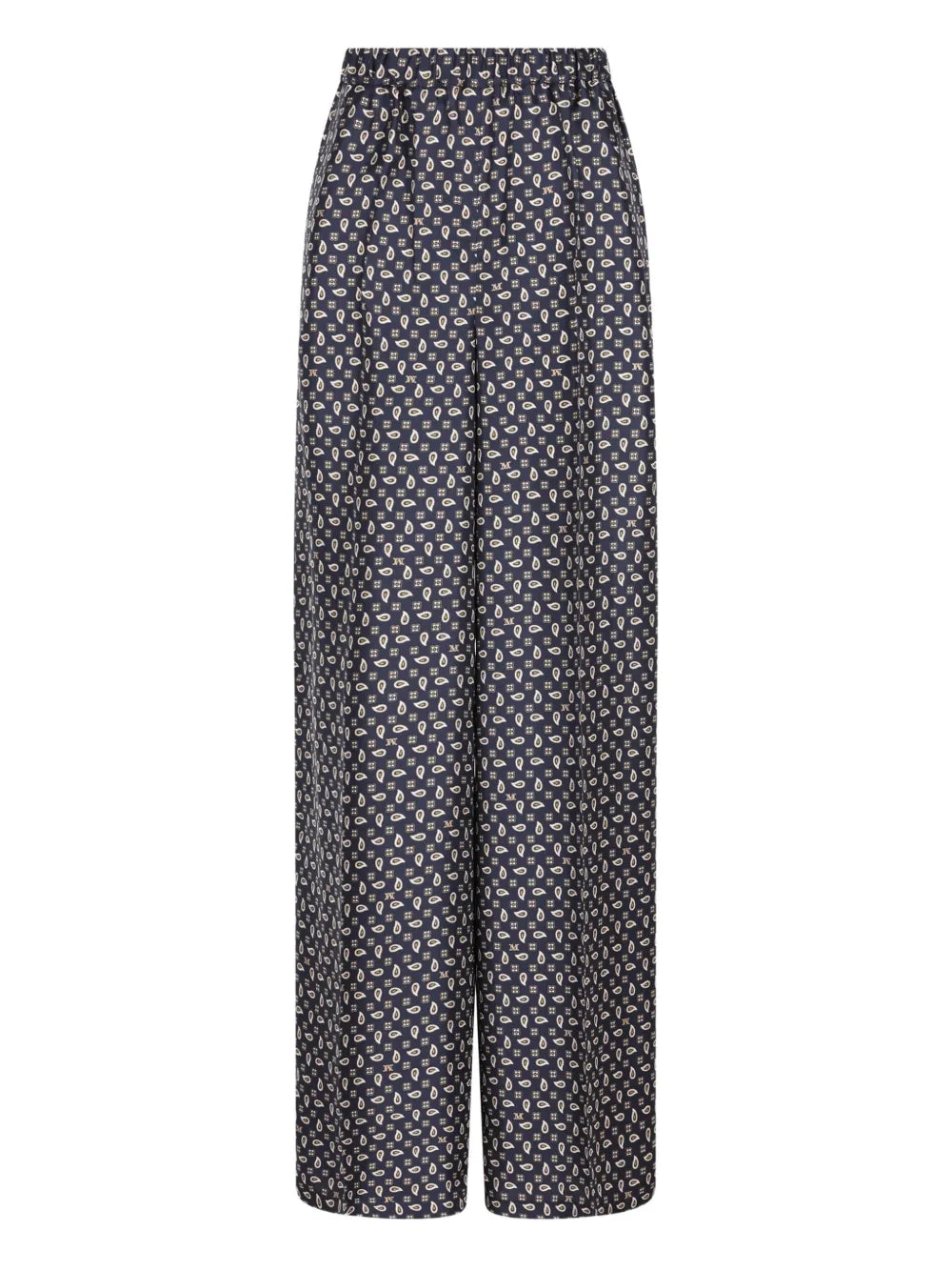 MAX MARA PANTALONE VISCHIO BLU