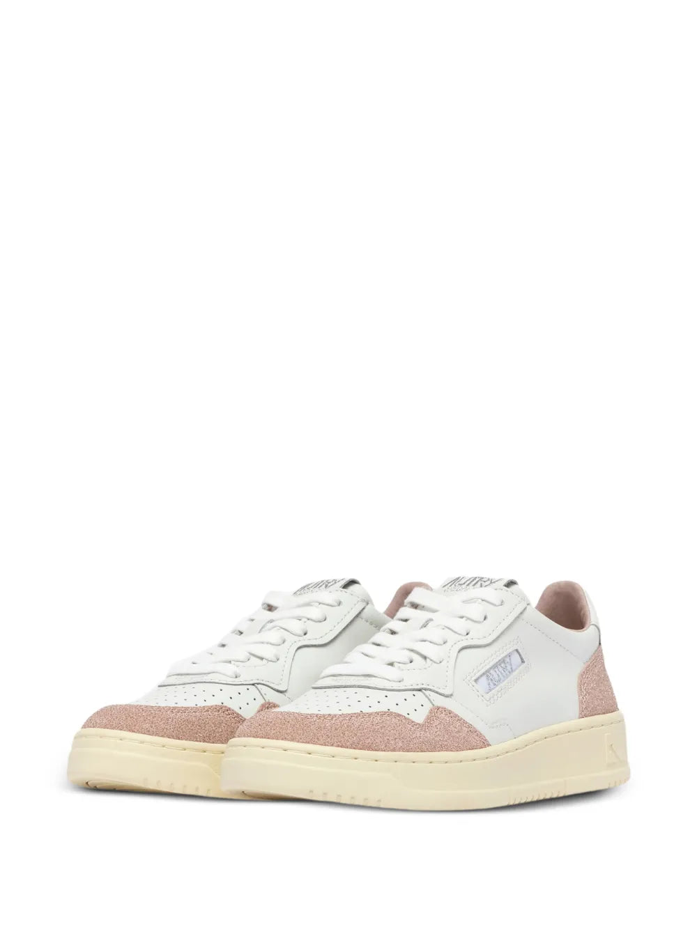 AUTRY SNEAKERS MEDALIST LOW WHITE GLITTER