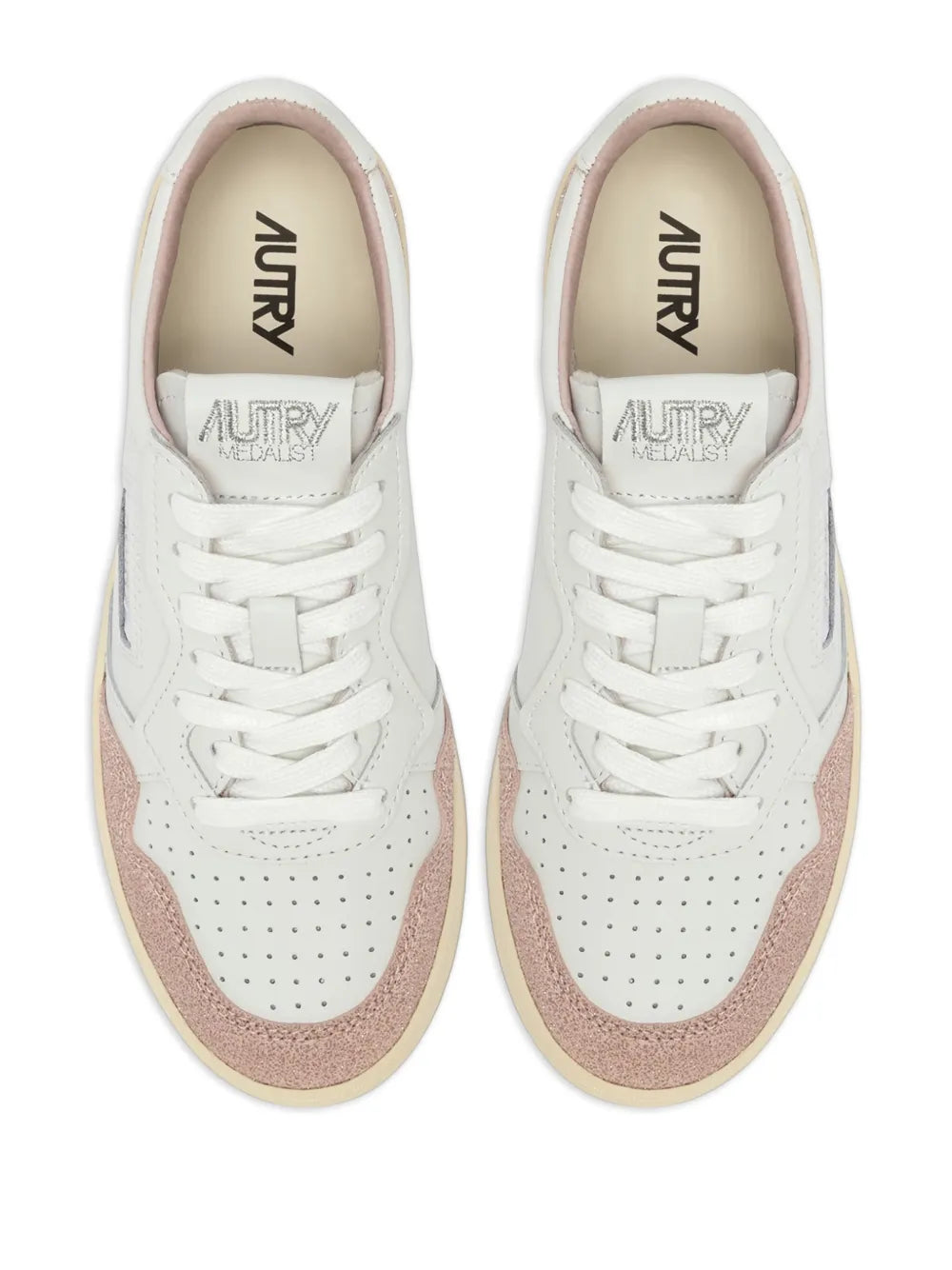 AUTRY SNEAKERS MEDALIST LOW WHITE GLITTER