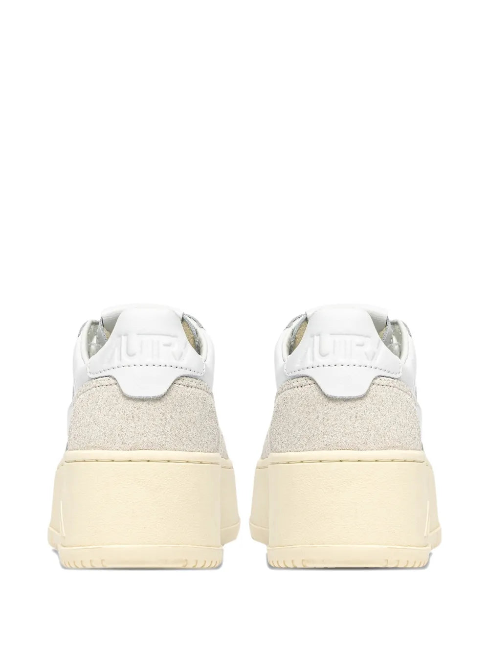 AUTRY SNEAKERS PLATFORM WHITE GREY