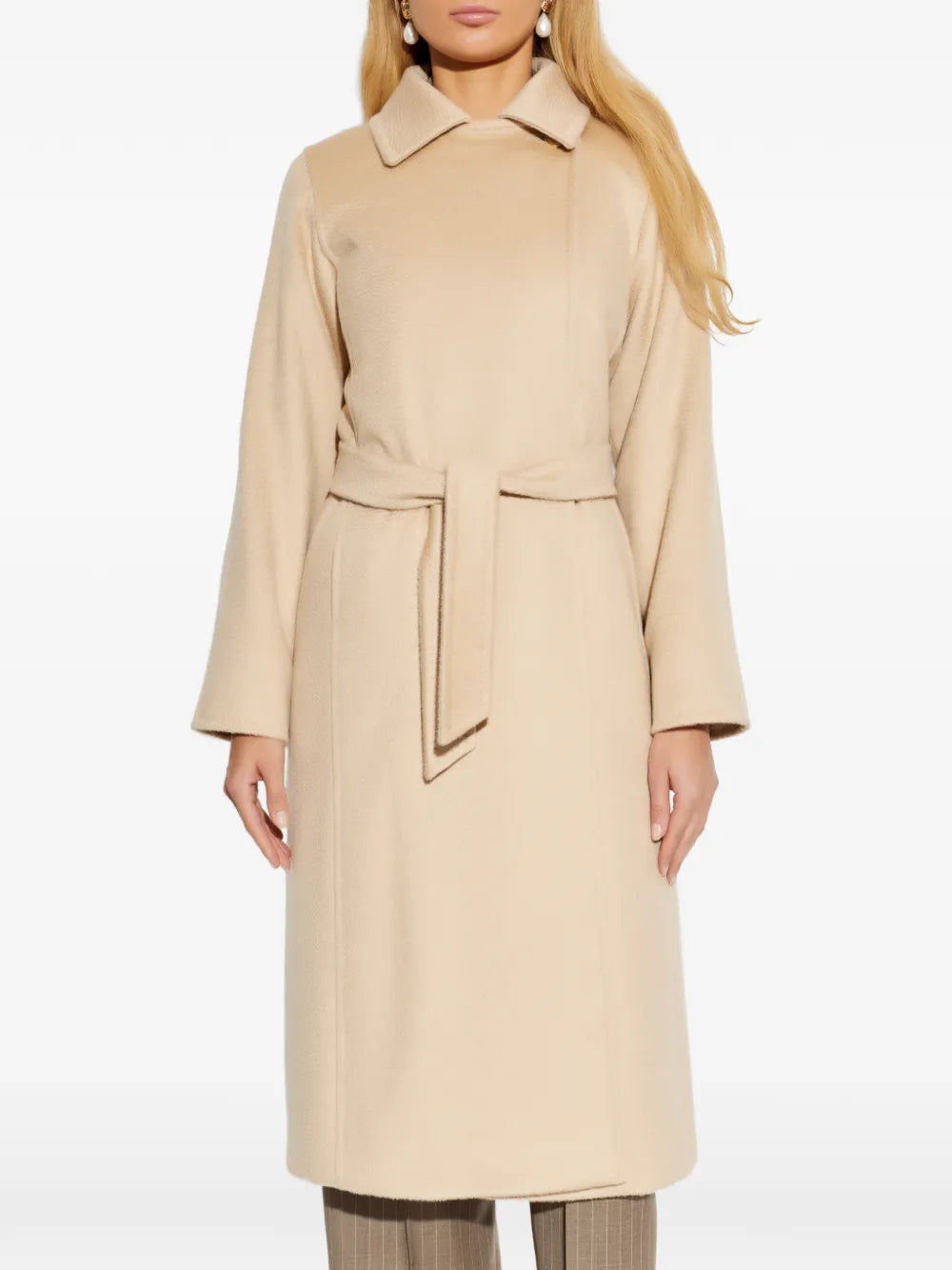 MAX MARA CAPPOTTO RICCIO ALBINO