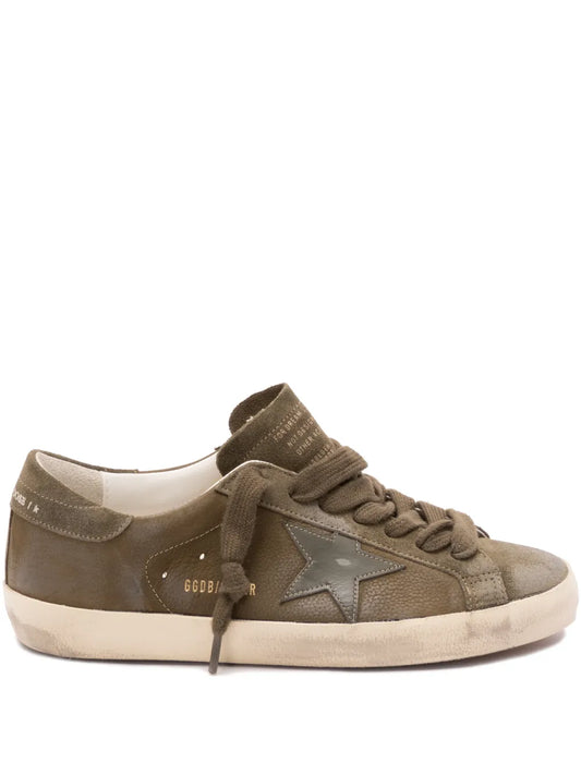 GOLDEN GOOSE SNEAKERS  SUPERSTAR UOMO OLIVE