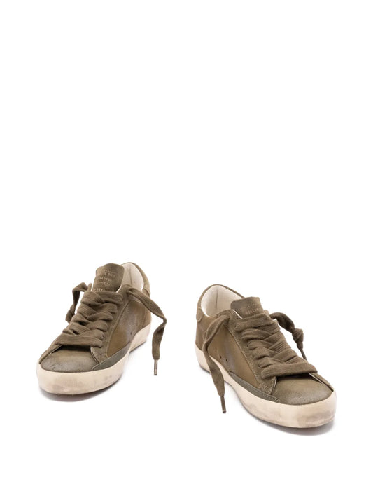 GOLDEN GOOSE SNEAKERS  SUPERSTAR UOMO OLIVE