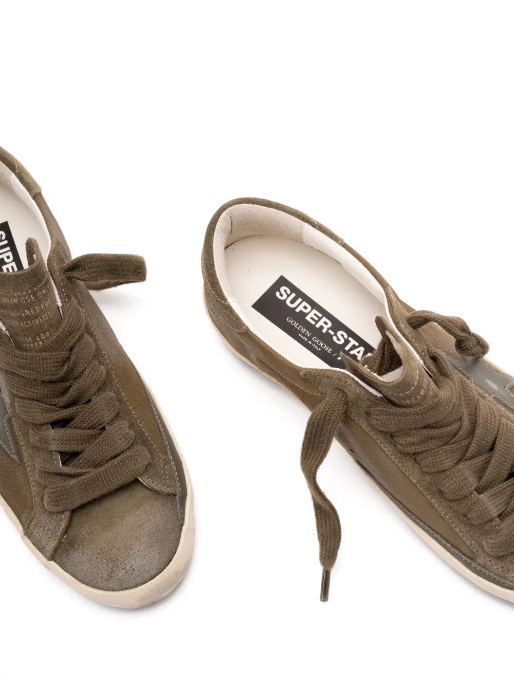 GOLDEN GOOSE SNEAKERS  SUPERSTAR UOMO OLIVE