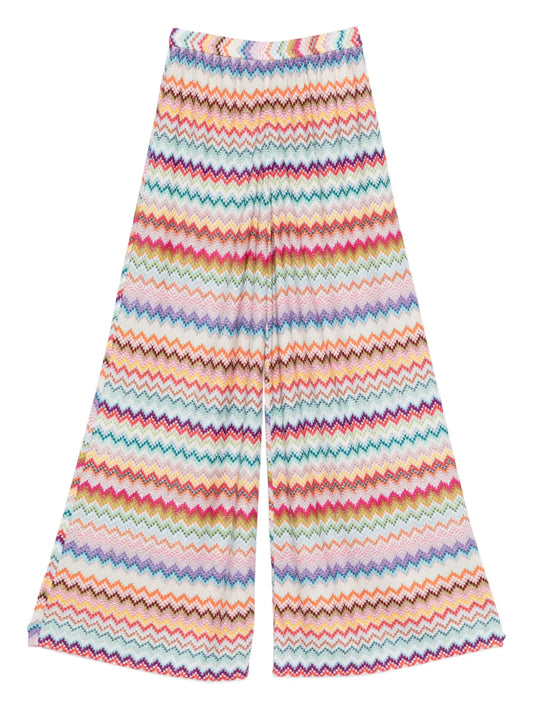 MISSONI PANTALONE ZIG ZAG MULTICOLOR