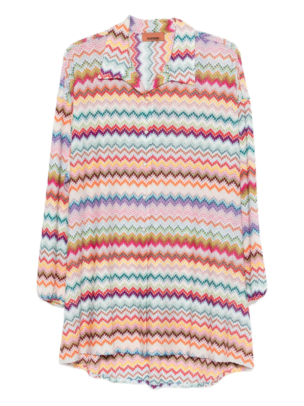 MISSONI CAMICIA CHEVRON ZIG ZAG MULTICOLOR