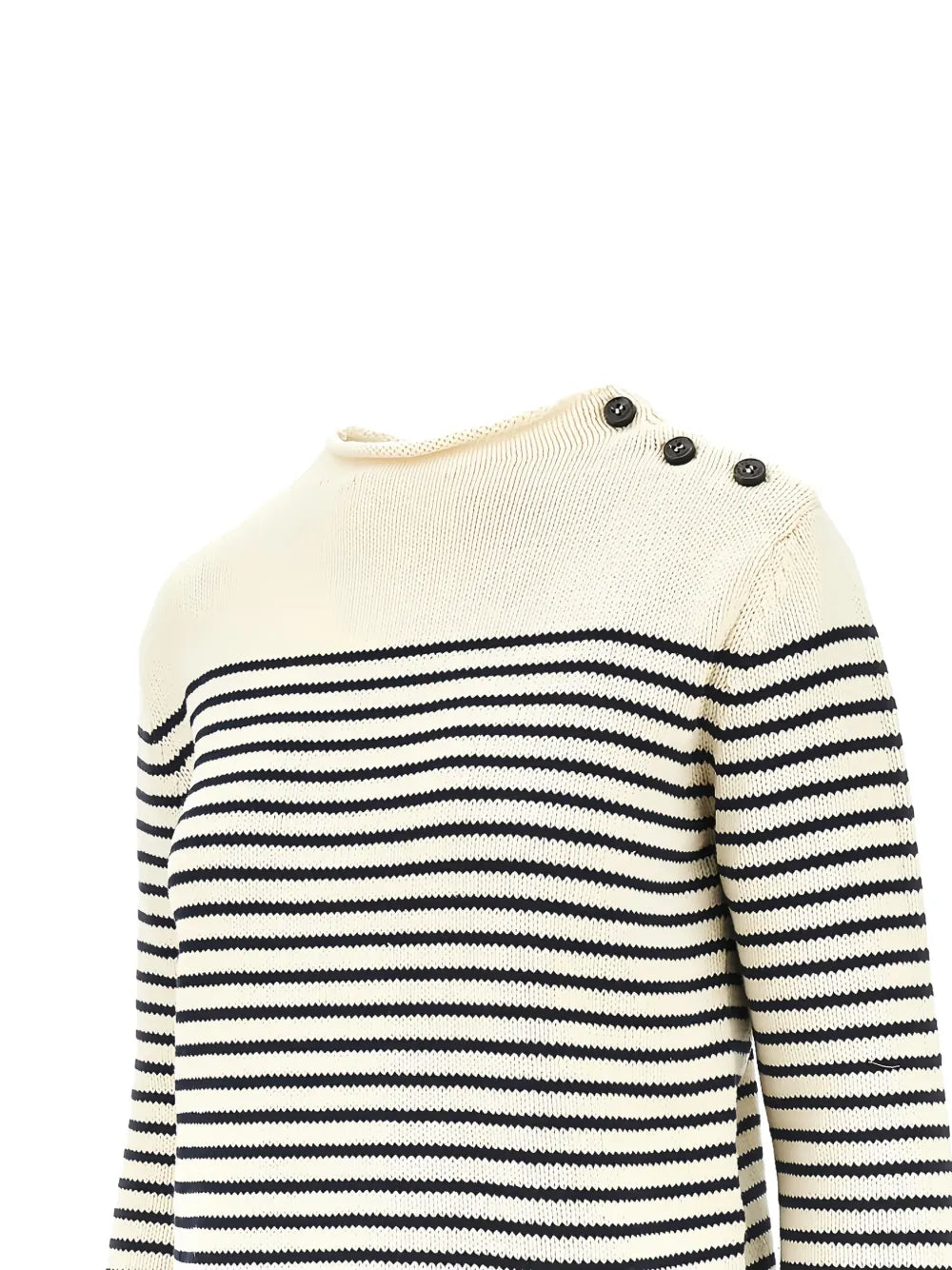 WEEKEND MAX MARA MAGLIONE QUADRO ECRU/BLU