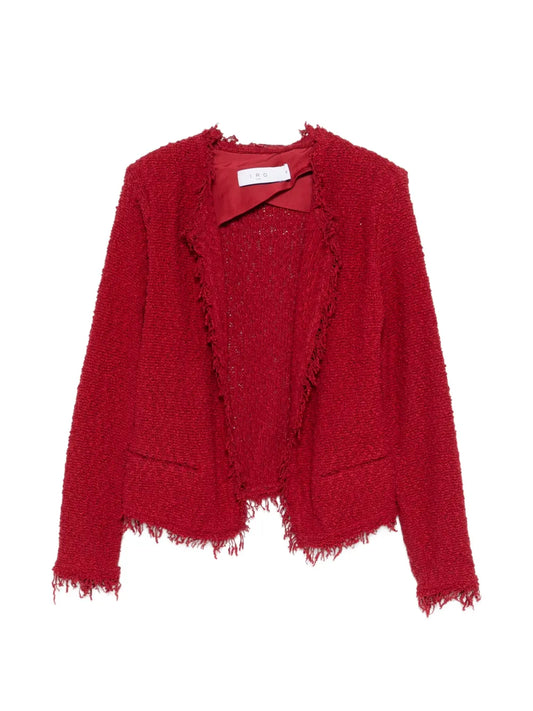 IRO GIACCA SHAVANI RASPBERRY