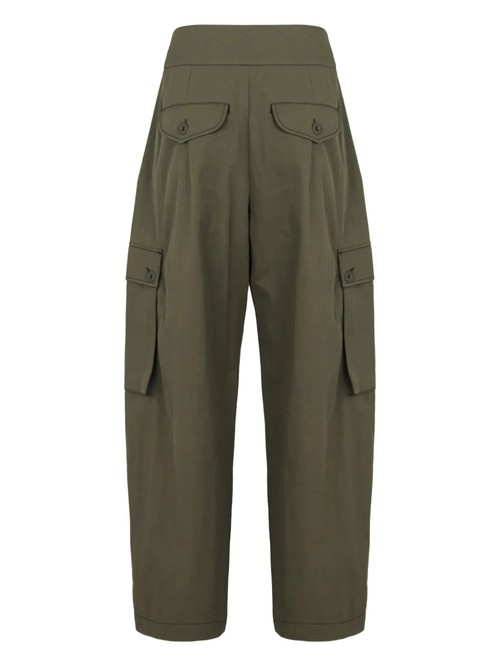 WEEKEND MAX MARA PANTALONE AQUILA MILITARE