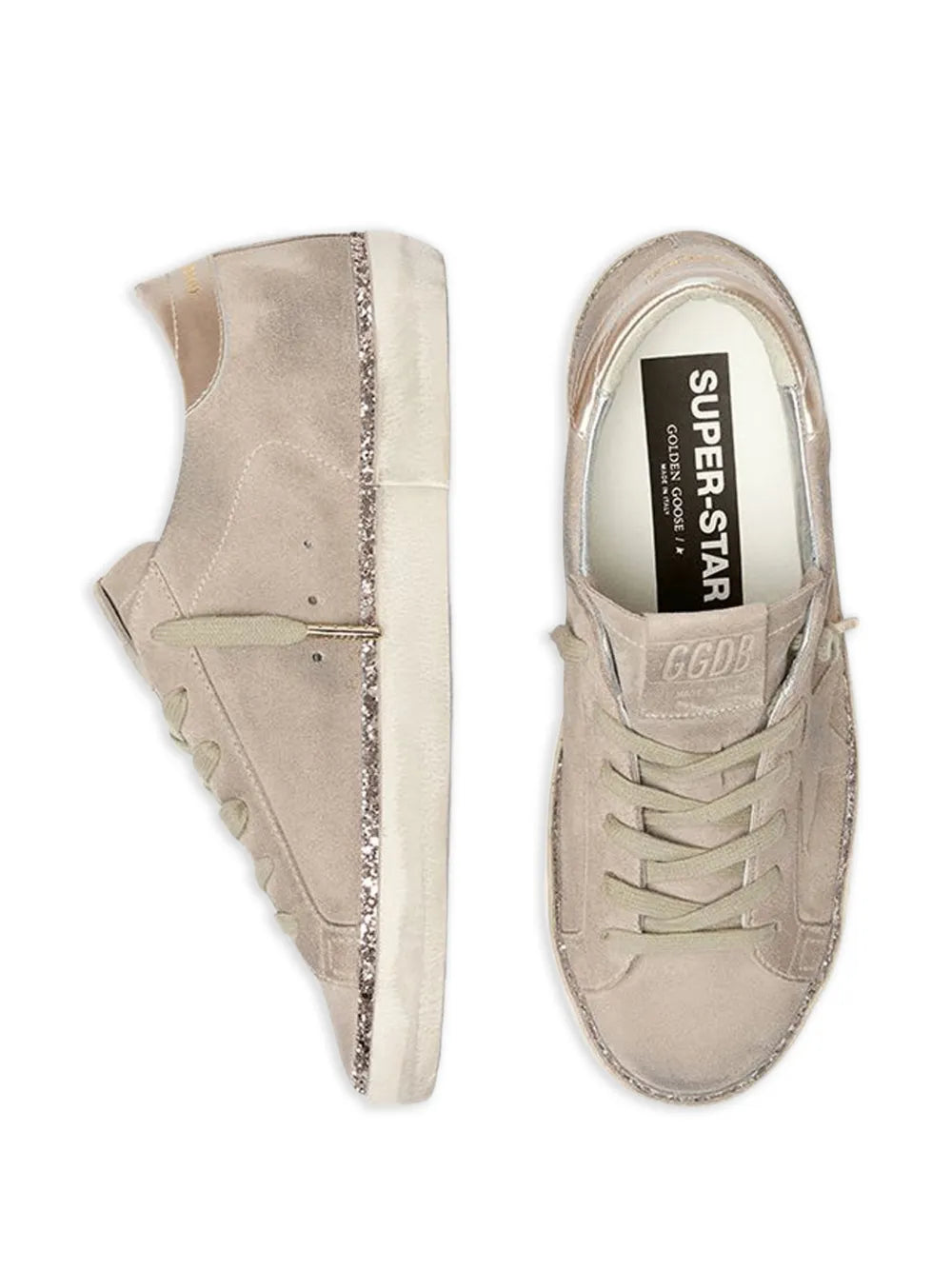GOLDEN GOOSE SNEAKERS SUPERSTAR TAUPE BEIGE