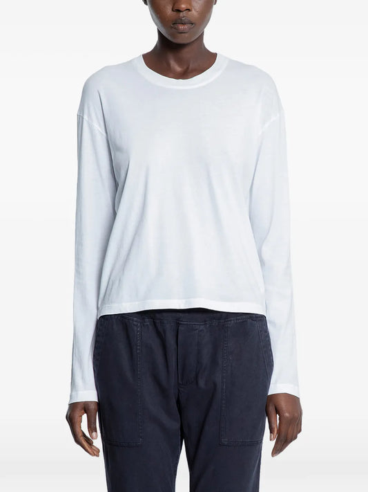 JAMES PERSE T SHIRT MANICA LUNGA WHITE