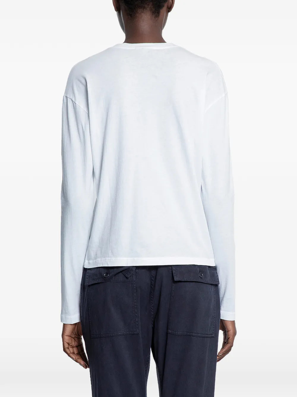 JAMES PERSE T SHIRT MANICA LUNGA WHITE