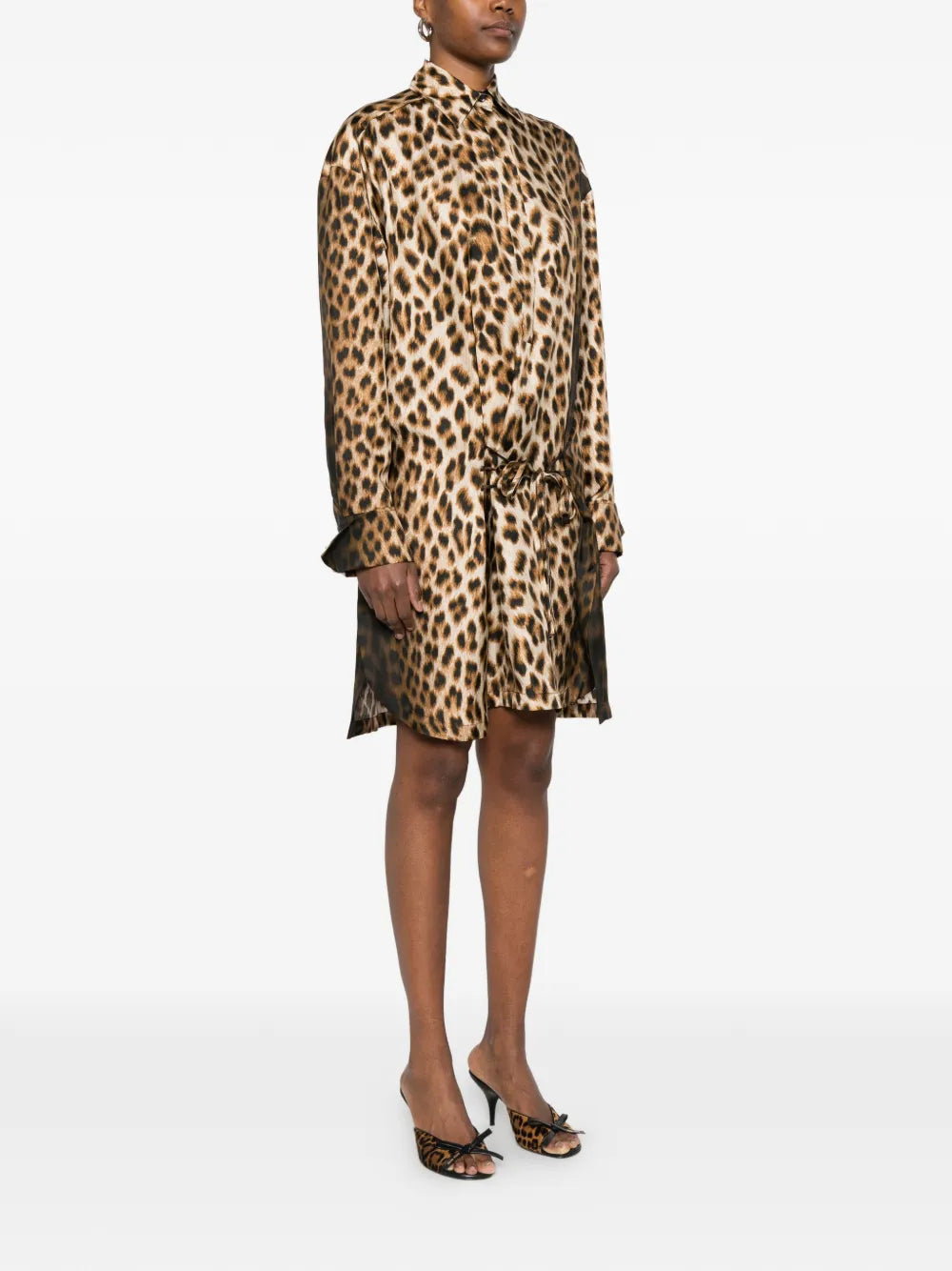 SPORTMAX ABITO CINEMA LEOPARDATO