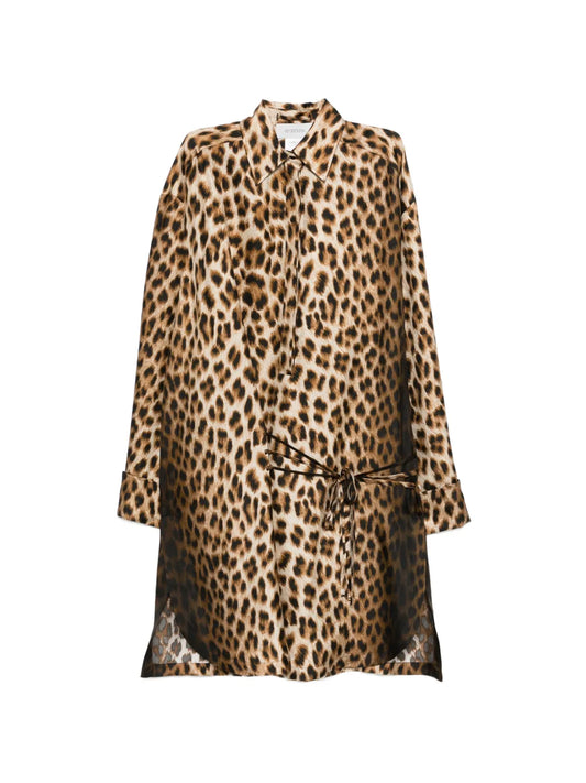SPORTMAX ABITO CINEMA LEOPARDATO