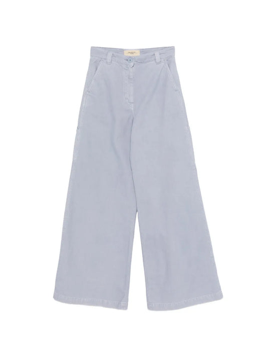 WEEKEND MAX MARA PANTALONE SKIPPER AZZURRO