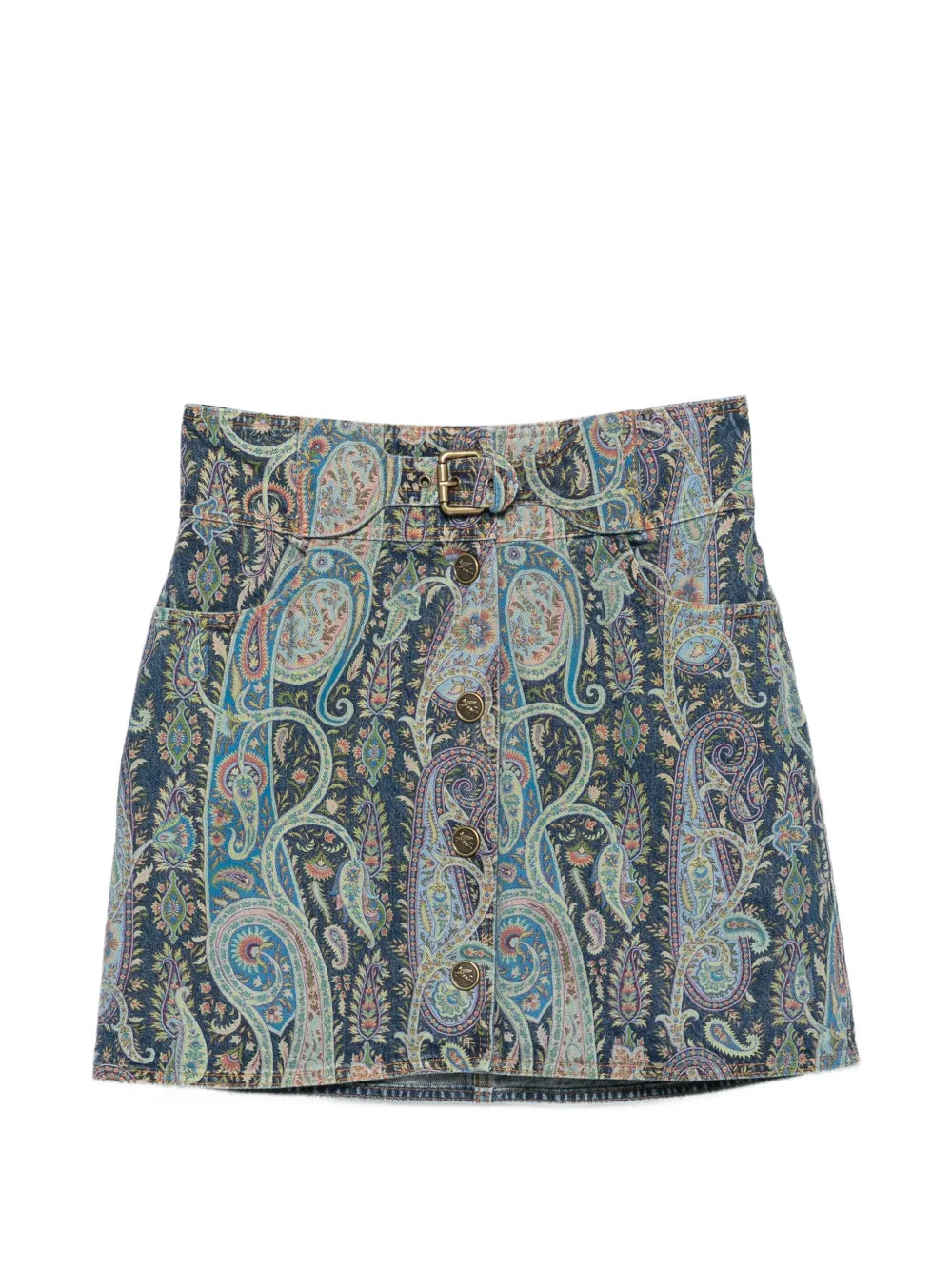 ETRO GONNA PAISLEY AZZURRO