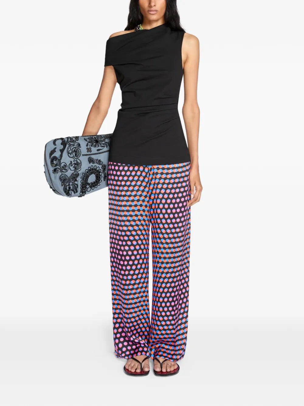 DRIES VAN NOTEN TOP HENRAY BLACK