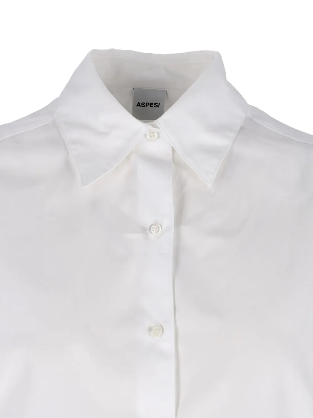 ASPES CAMICIA CROP BIANCA