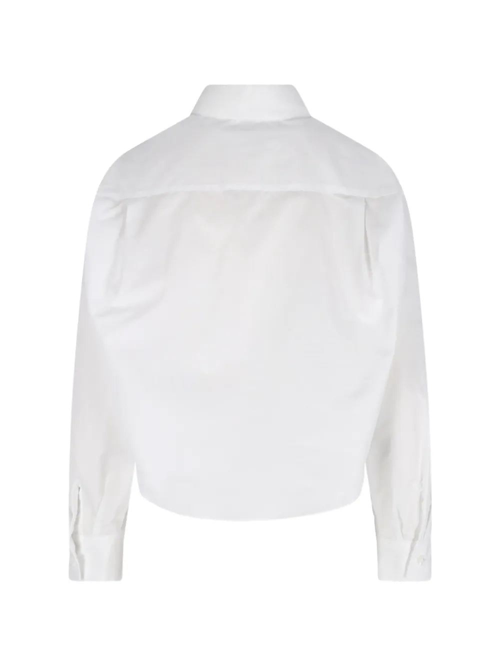 ASPES CAMICIA CROP BIANCA