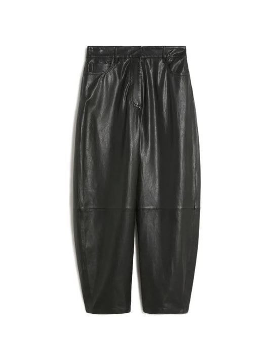 WEEKEND MAX MARA PANTALONE PAGANO  BLACK