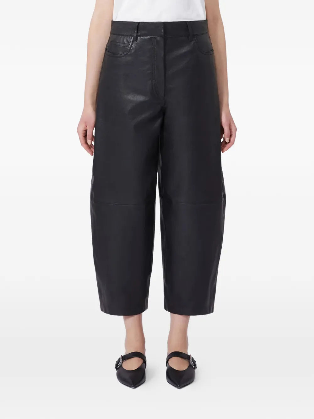 WEEKEND MAX MARA PANTALONE PAGANO  BLACK