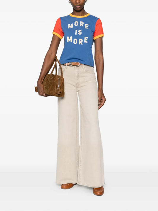 MOTHER JEANS "UNDERCOVER SNEAK" CARAMEL