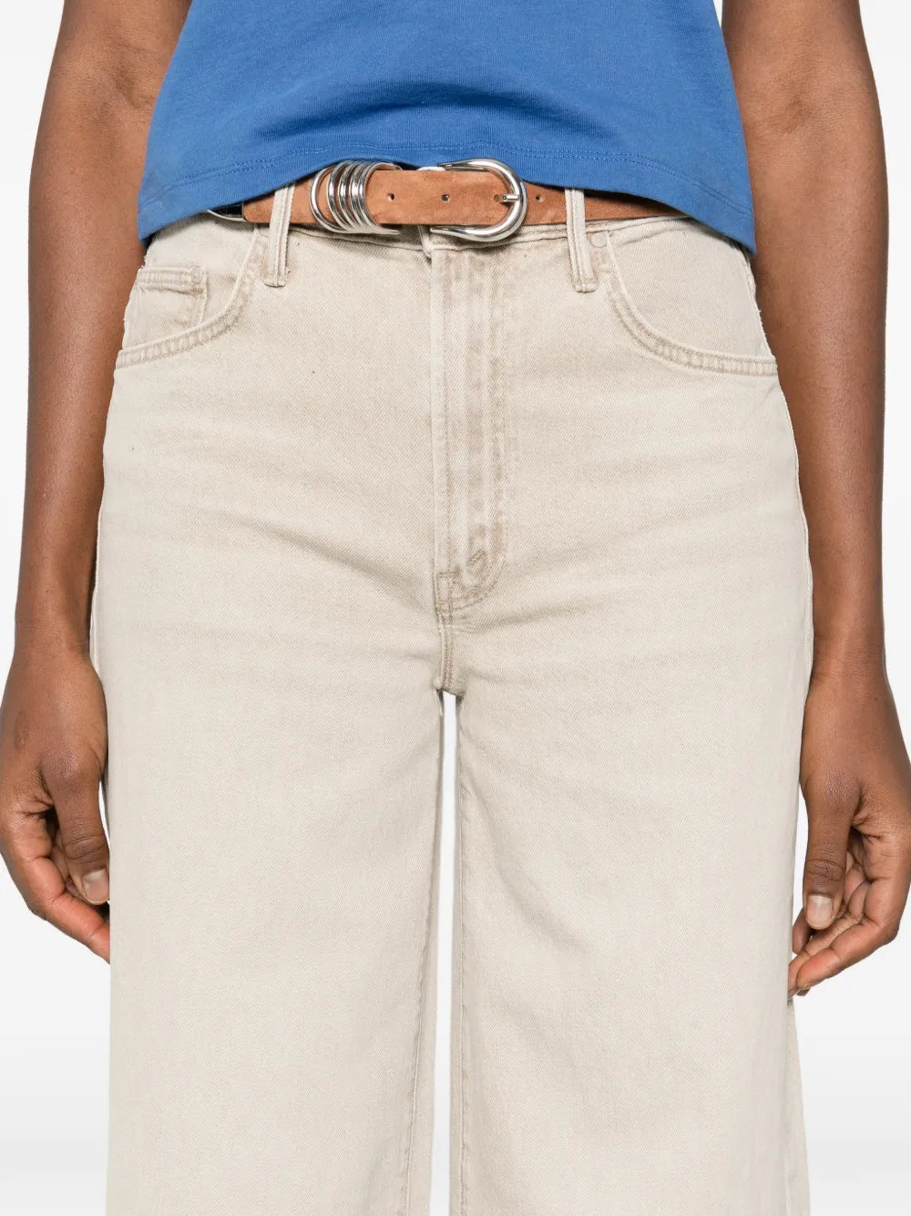 MOTHER JEANS "UNDERCOVER SNEAK" CARAMEL